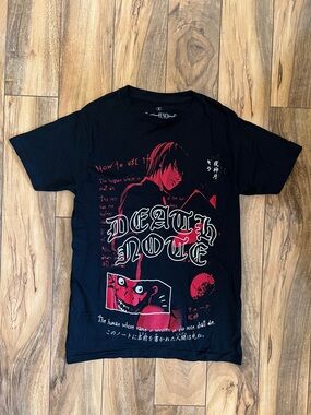 Death Note Light & Ryuk Red Collage T-Shirt